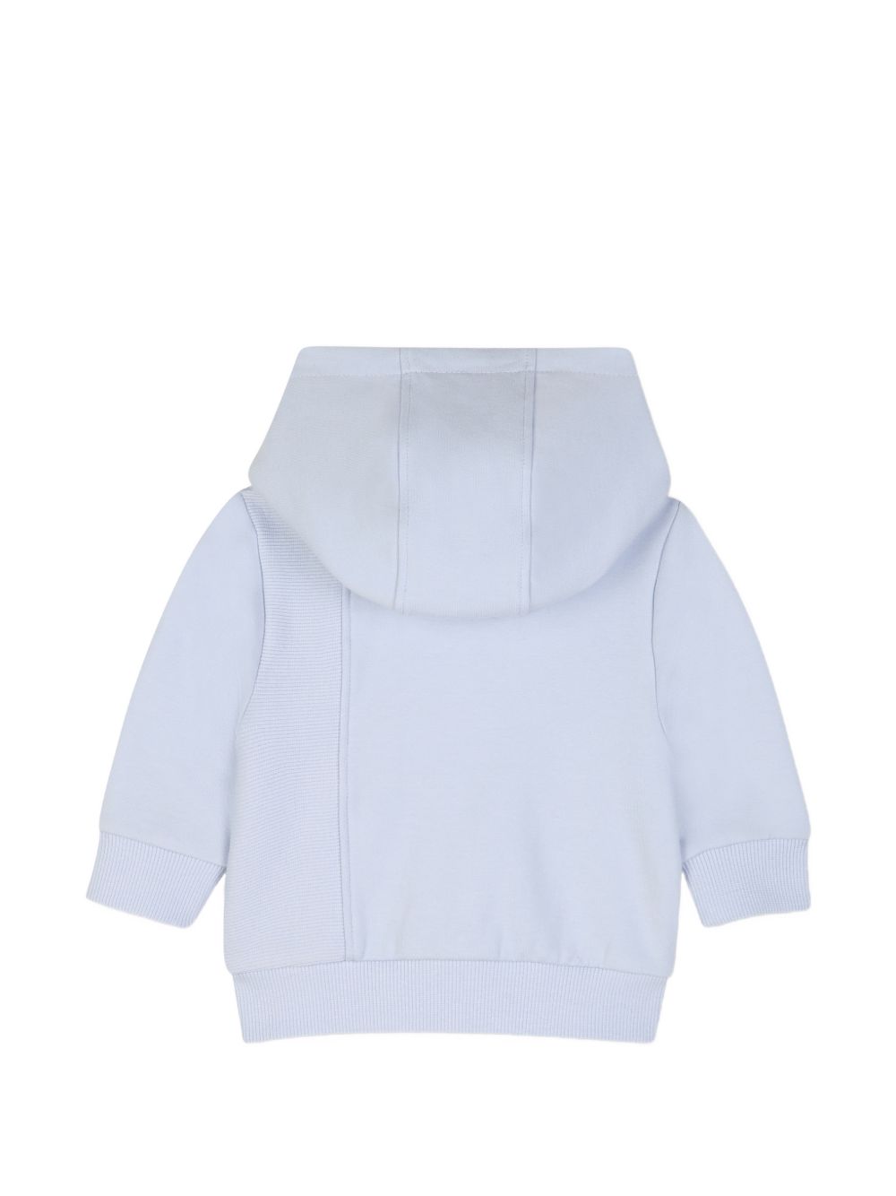 Tuta sportiva 3 pezzi per neonato Boss Kids azzurra con cappuccio J53304 771 BOSS KIDS