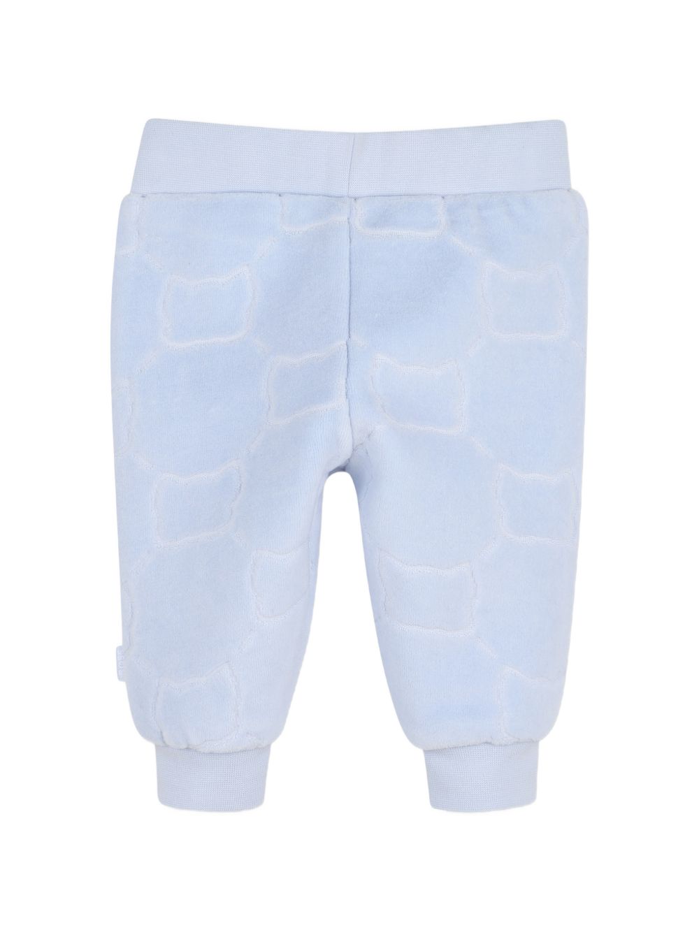 Tuta sportiva con cappuccio Boss Kids azzurra con effetto velluto J53310 771 BOSS KIDS