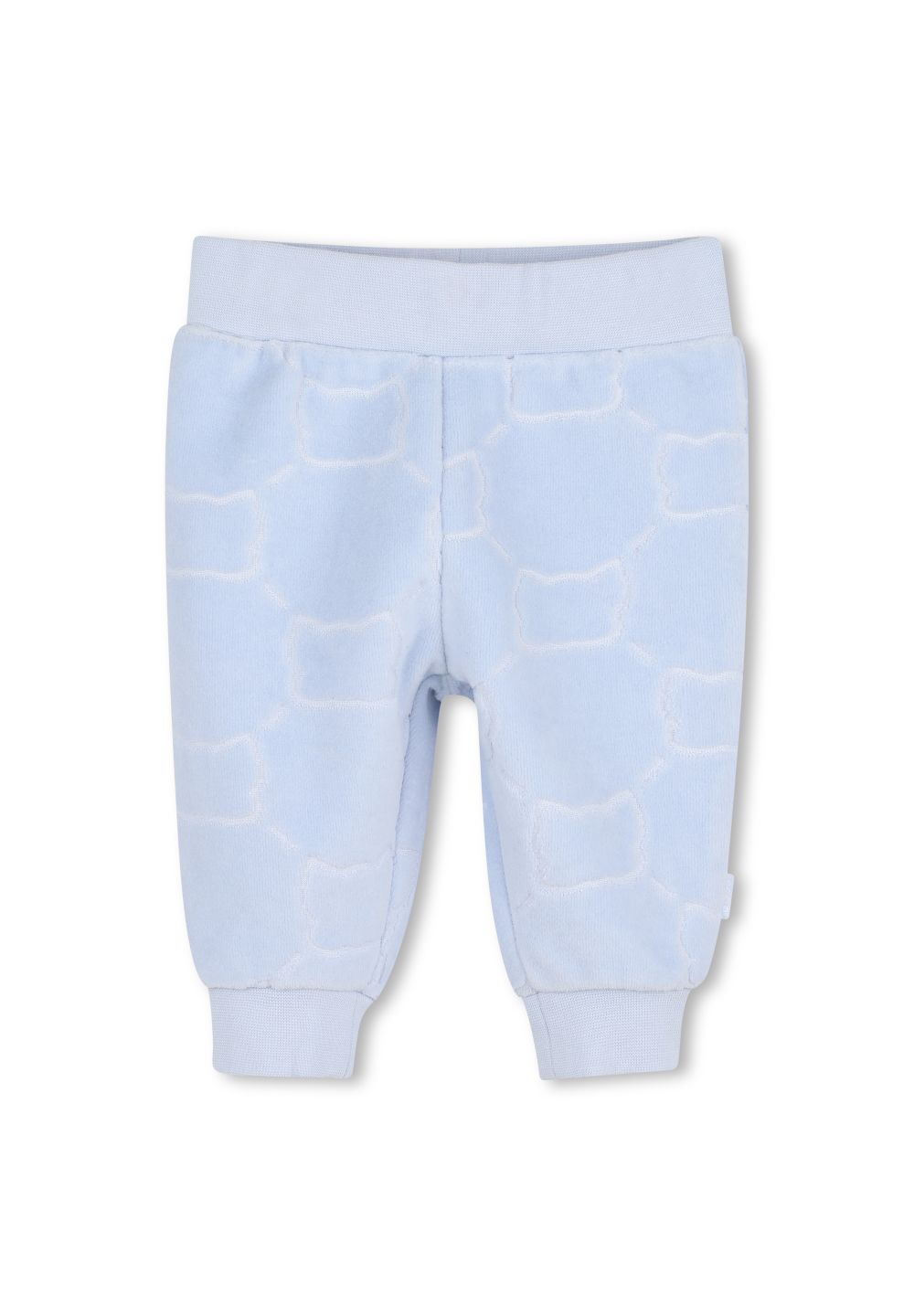 Tuta sportiva con cappuccio Boss Kids azzurra con effetto velluto J53310 771 BOSS KIDS
