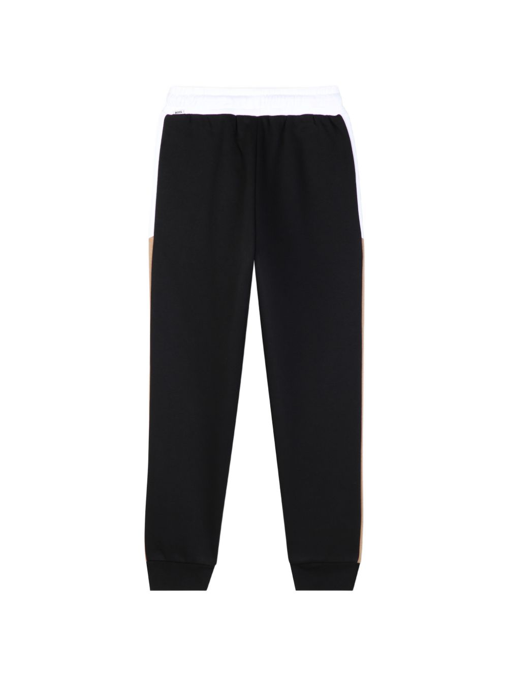 Pantaloni sportivi per bambino Boss Kids neri con stampa logo J53341 09B BOSS KIDS