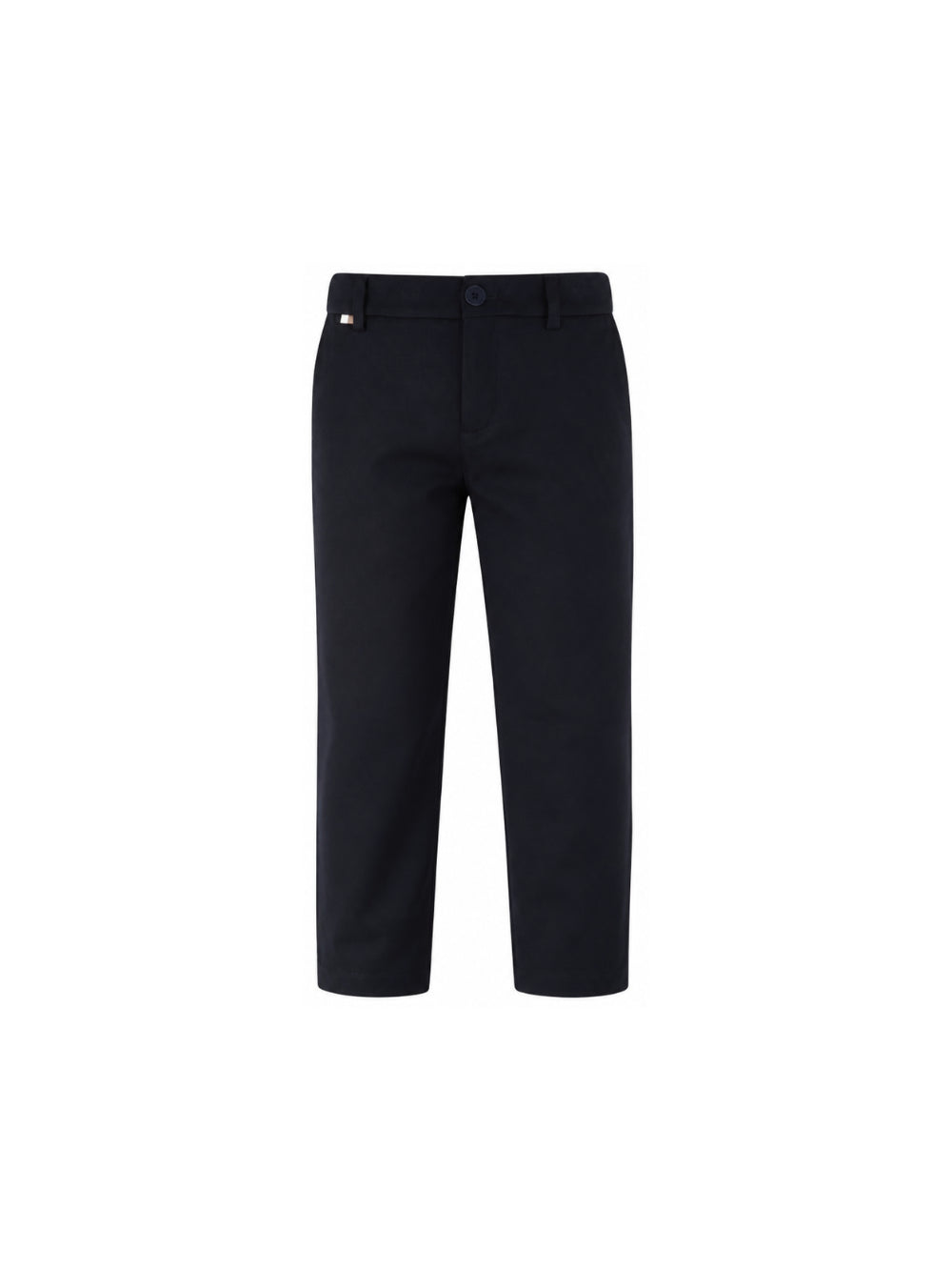 Pantaloni sartoriali per bambino Boss Kids blu con taglio dritto J53349 862 BOSS KIDS
