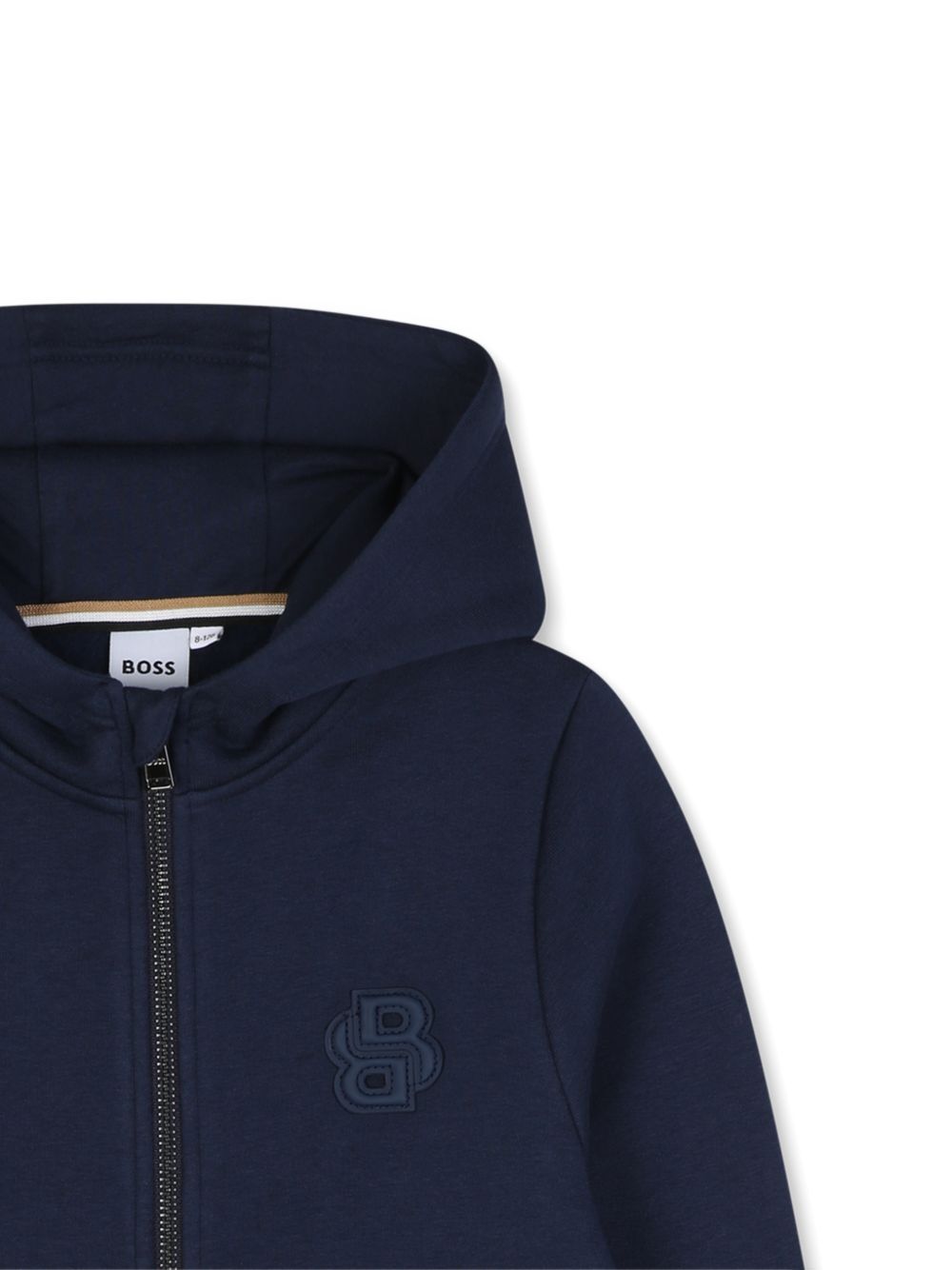 Felpa per bambino Boss Kids blu con logo sul petto J53366 849 BOSS KIDS