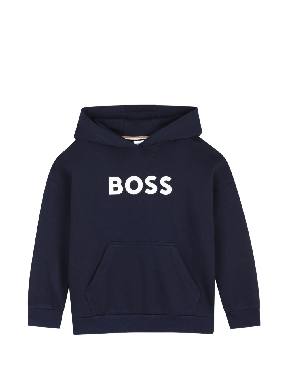 Felpa per bambino Boss Kids blu con logo sul davanti J53396 849 BOSS KIDS