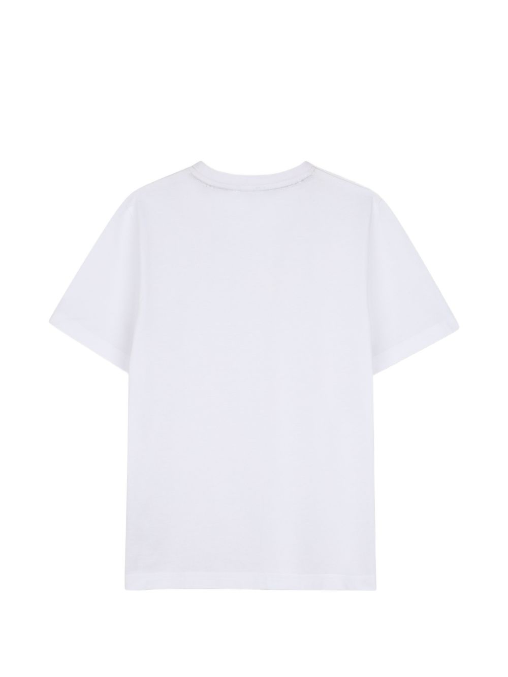 T-shirt per bambino Boss Kids bianca con logo sul davanti J53404 10P BOSS KIDS