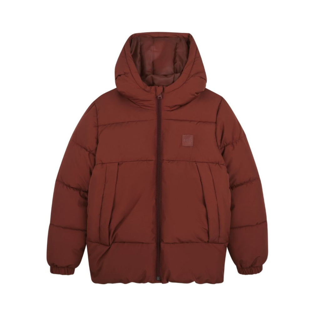 Giubbino per bambino Boss Kids rosso con design imbottito J53437 95G BOSS KIDS