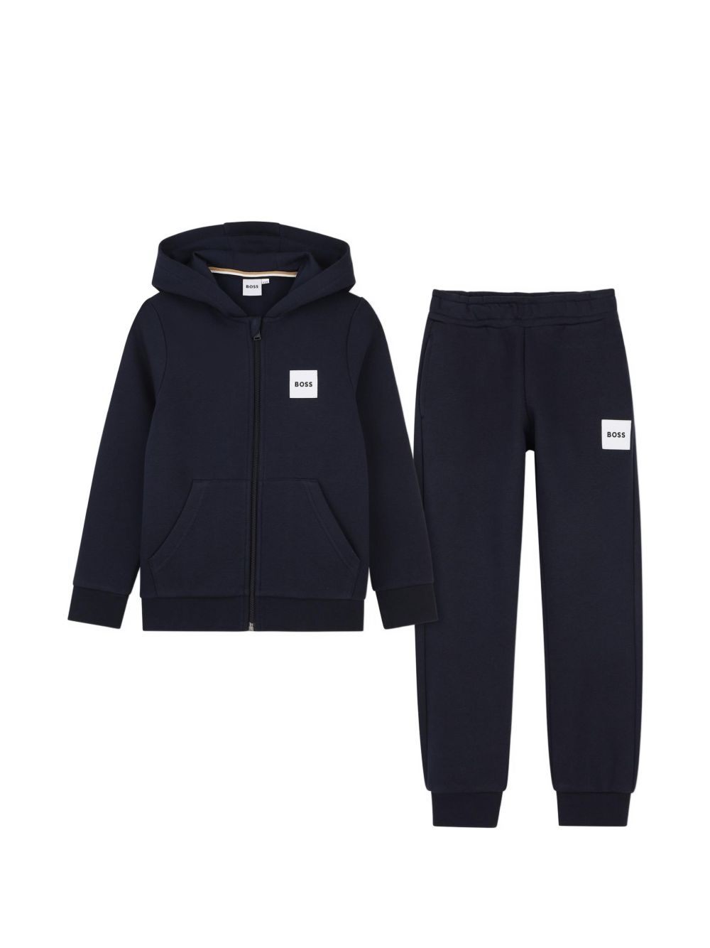 Tuta sportiva per bambino Boss Kids blu con logo sul davanti J53442 849 BOSS KIDS