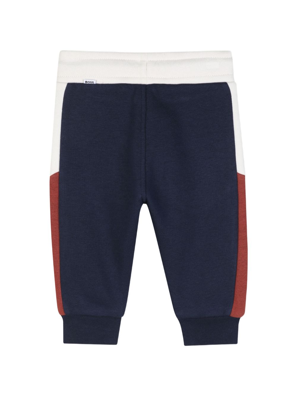 Pantaloni sportivi per neonato Boss Kids blu con stampa logo J53468 849 BOSS KIDS