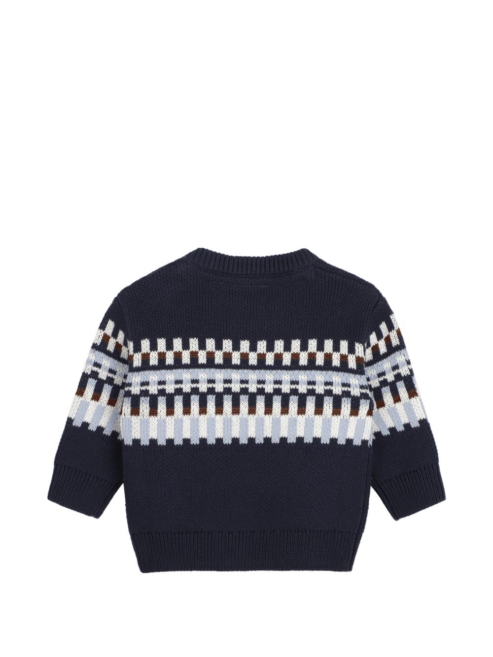 Maglione per neonato Boss Kids blu con motivo Fair Isle J53487 849 BOSS KIDS
