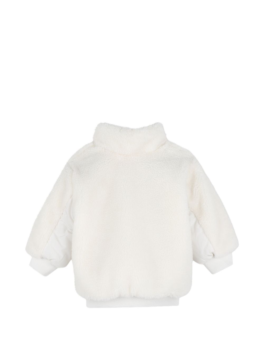 Giubbino per neonato Boss Kids blu con texture teddy J53505 120 BOSS KIDS