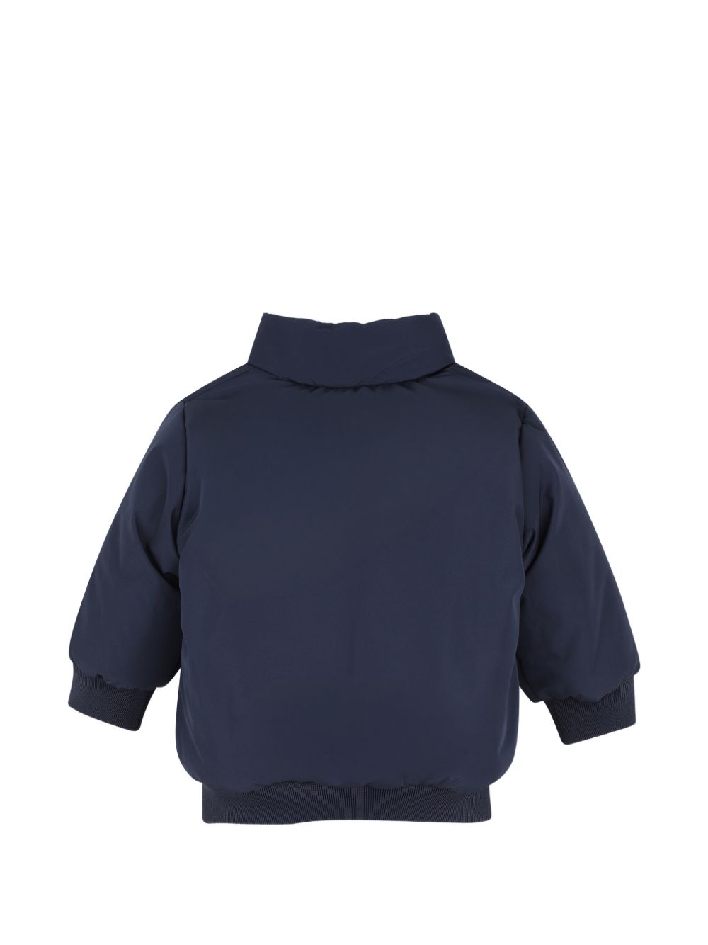 Giubbino per neonato Boss Kids blu con texture teddy J53505 120 BOSS KIDS