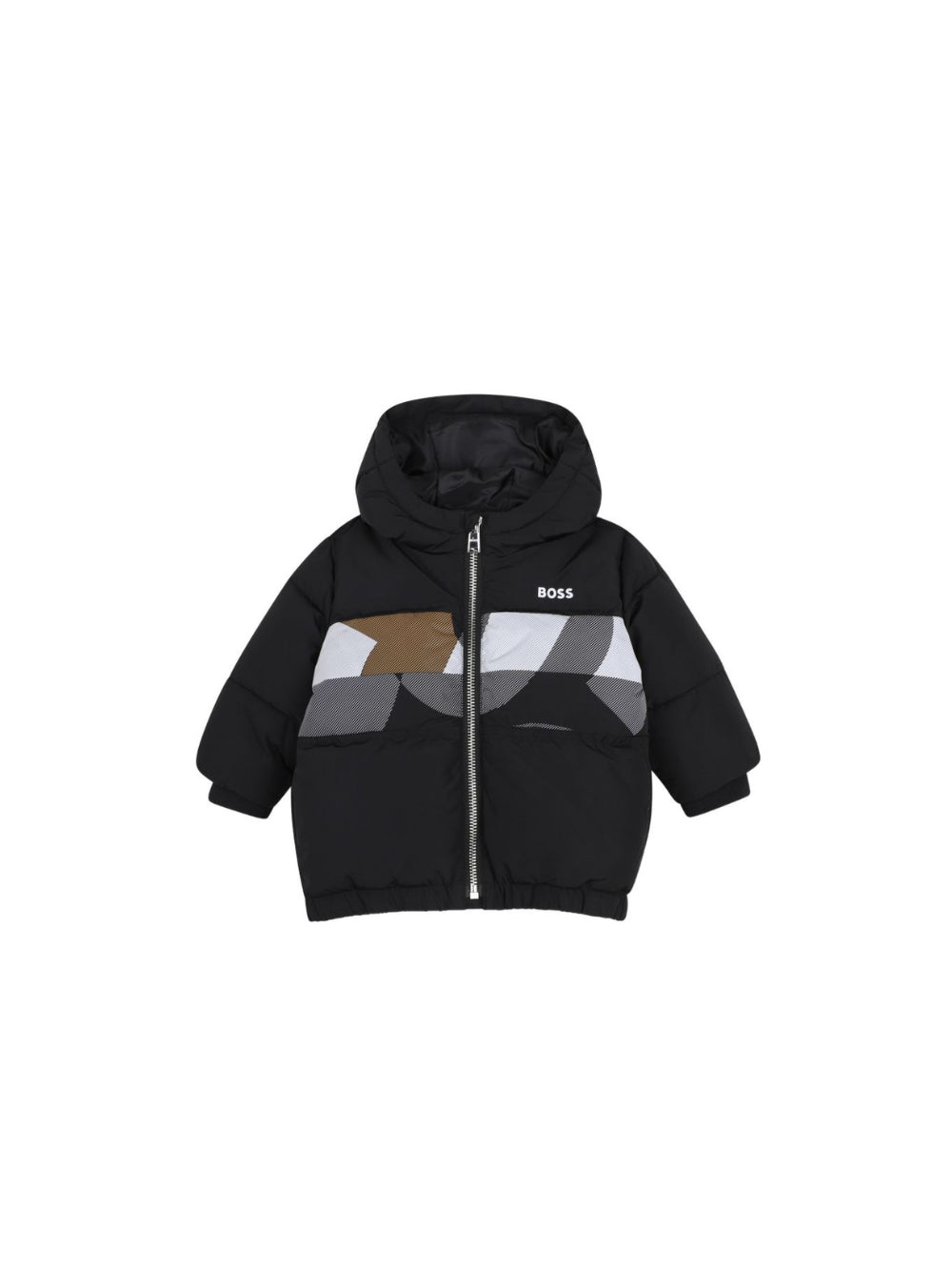 Giubbino per neonato Boss Kids nero con design imbottito J53507 09B BOSS KIDS