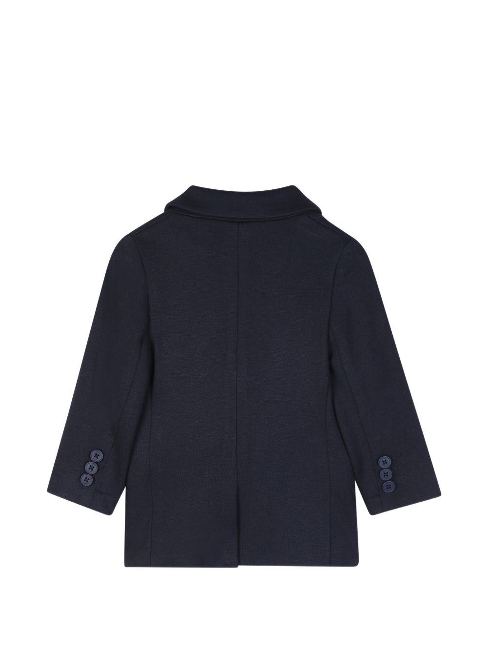 Completo due pezzi per neonato Boss Kids blu con revers classici J53513 862 BOSS KIDS