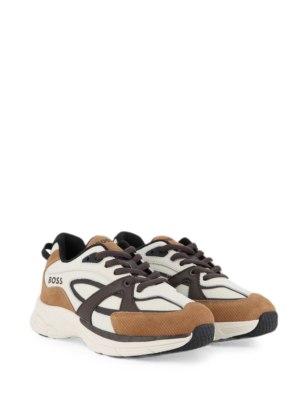 Sneakers per bambini Boss Kids multicolor con inserti in rete J53527 343 BOSS KIDS