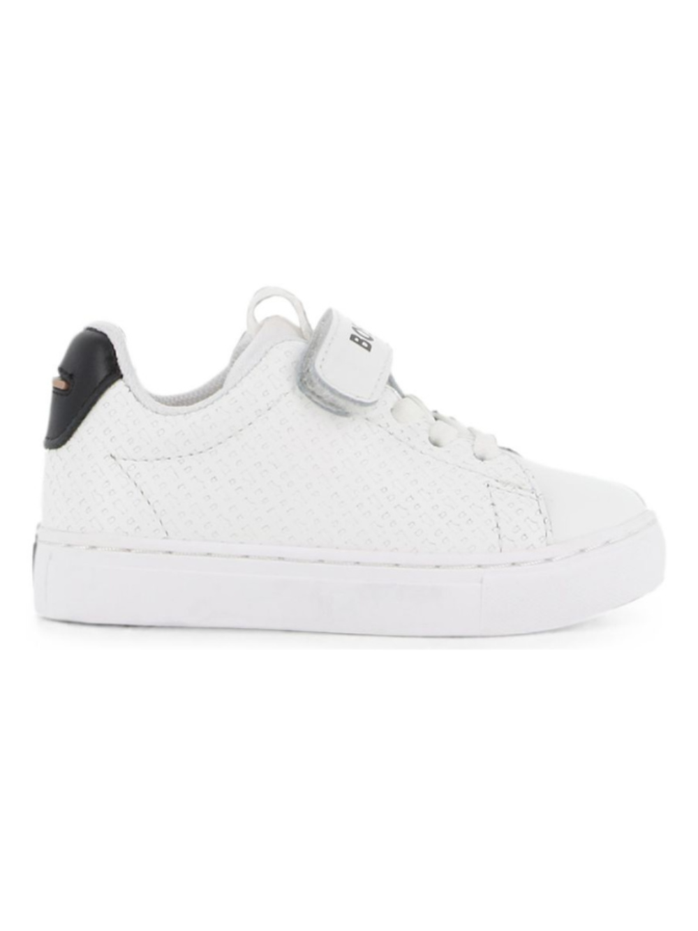 Sneakers per bambino Boss Kids bianche con chiusura a strappo J53540 10P BOSS KIDS