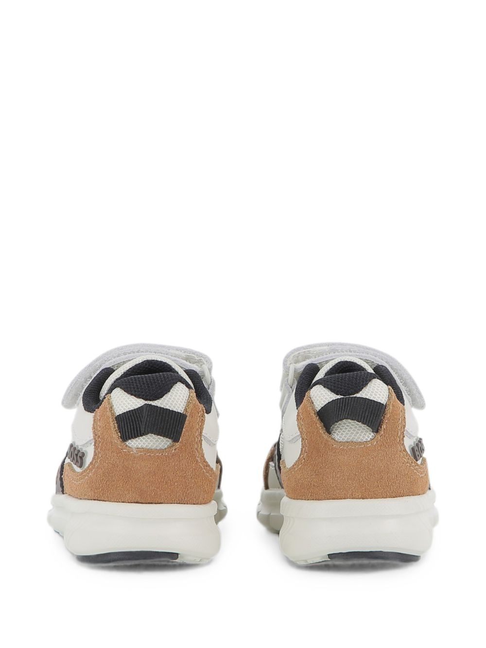 Sneakers per bambino Boss Kids beige con inserti in rete J53545 343 BOSS KIDS