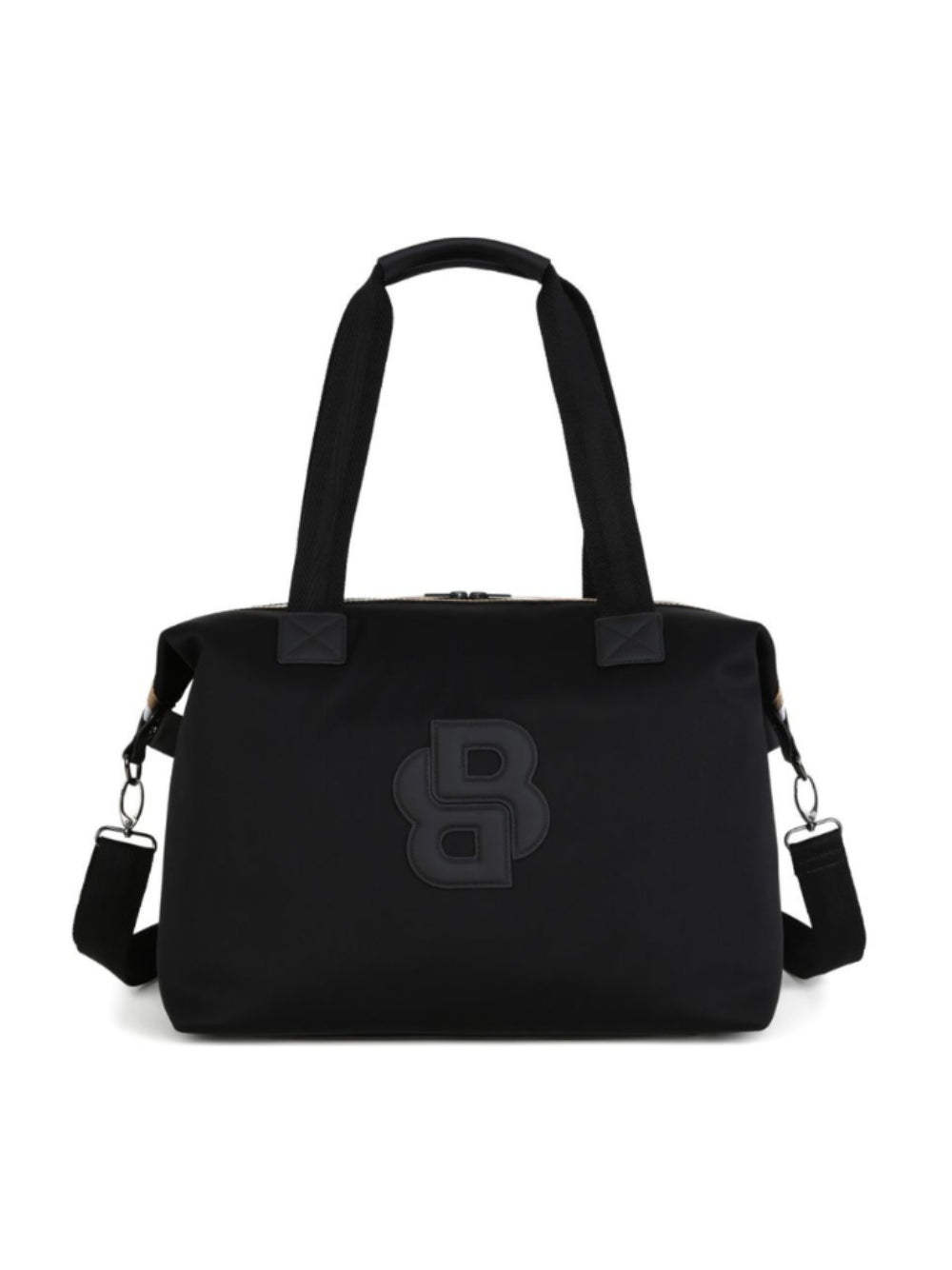 Borsa fasciatoio per neonato Boss Kids nera con tracolla regolabile e removibile J53560 09B BOSS KIDS