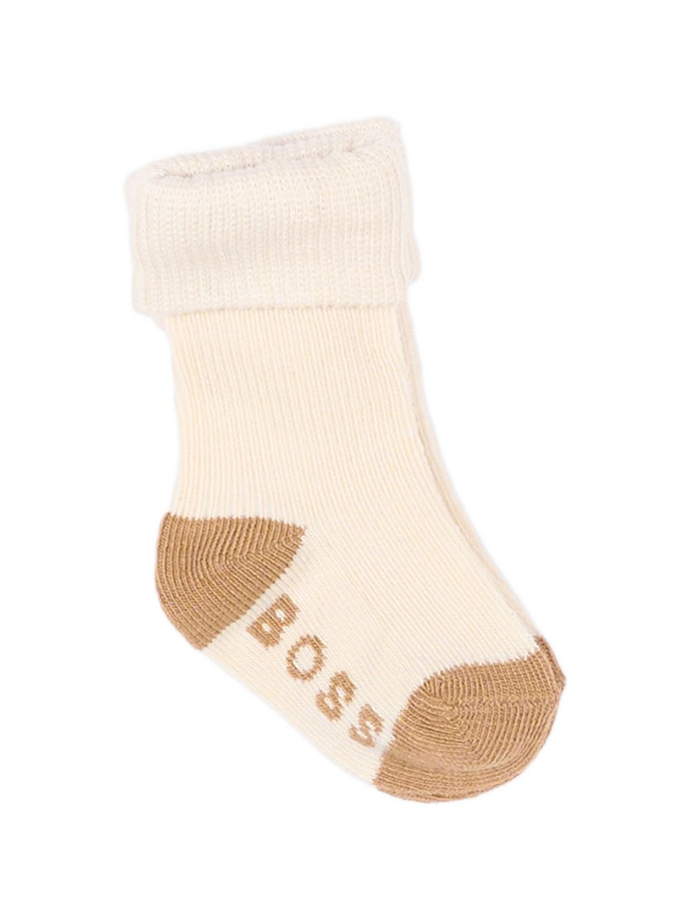 Tre paia di calzini per neonato Boss Kids multicolore con logo ricamato J53568 269 BOSS KIDS
