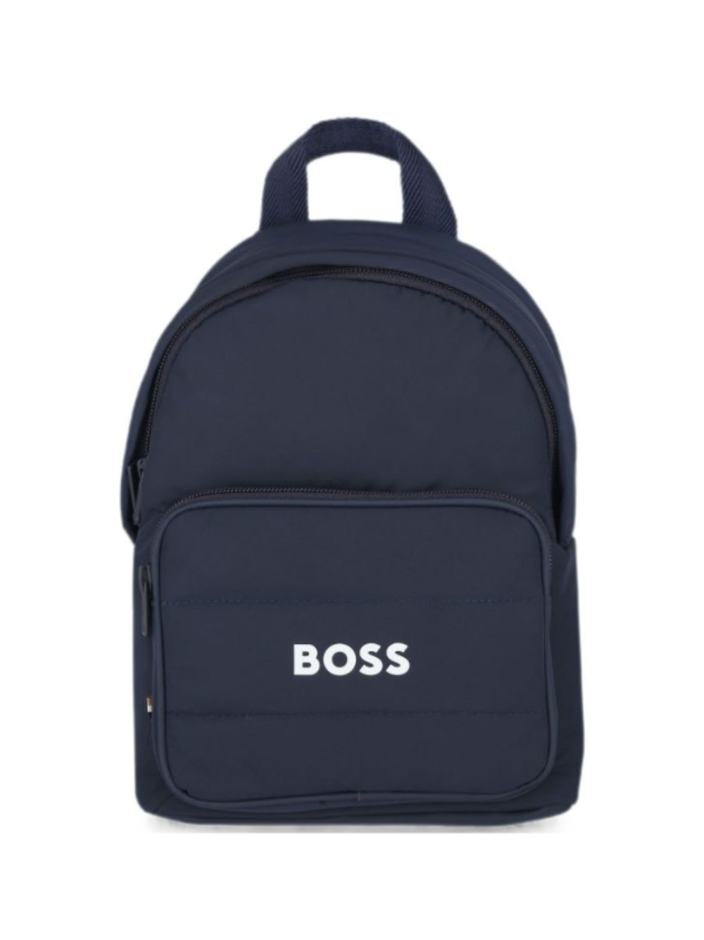 Zaino per bambino Boss Kids blu con logo sul davanti J53581 849 BOSS KIDS