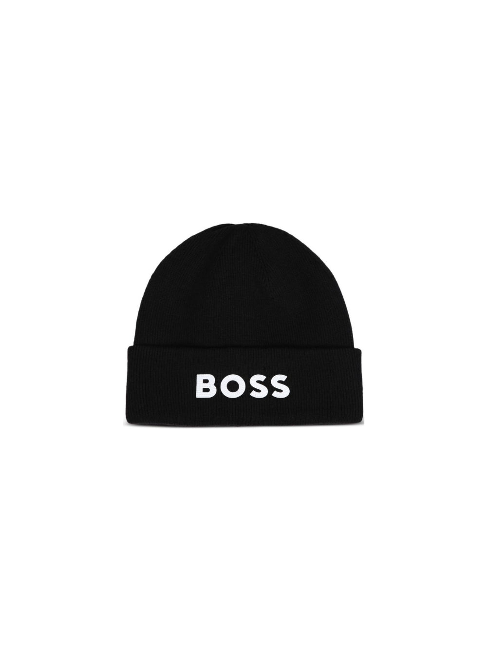 Cappello per bambino Boss Kids nero con lavorazione in maglia a coste J53584 09B BOSS KIDS