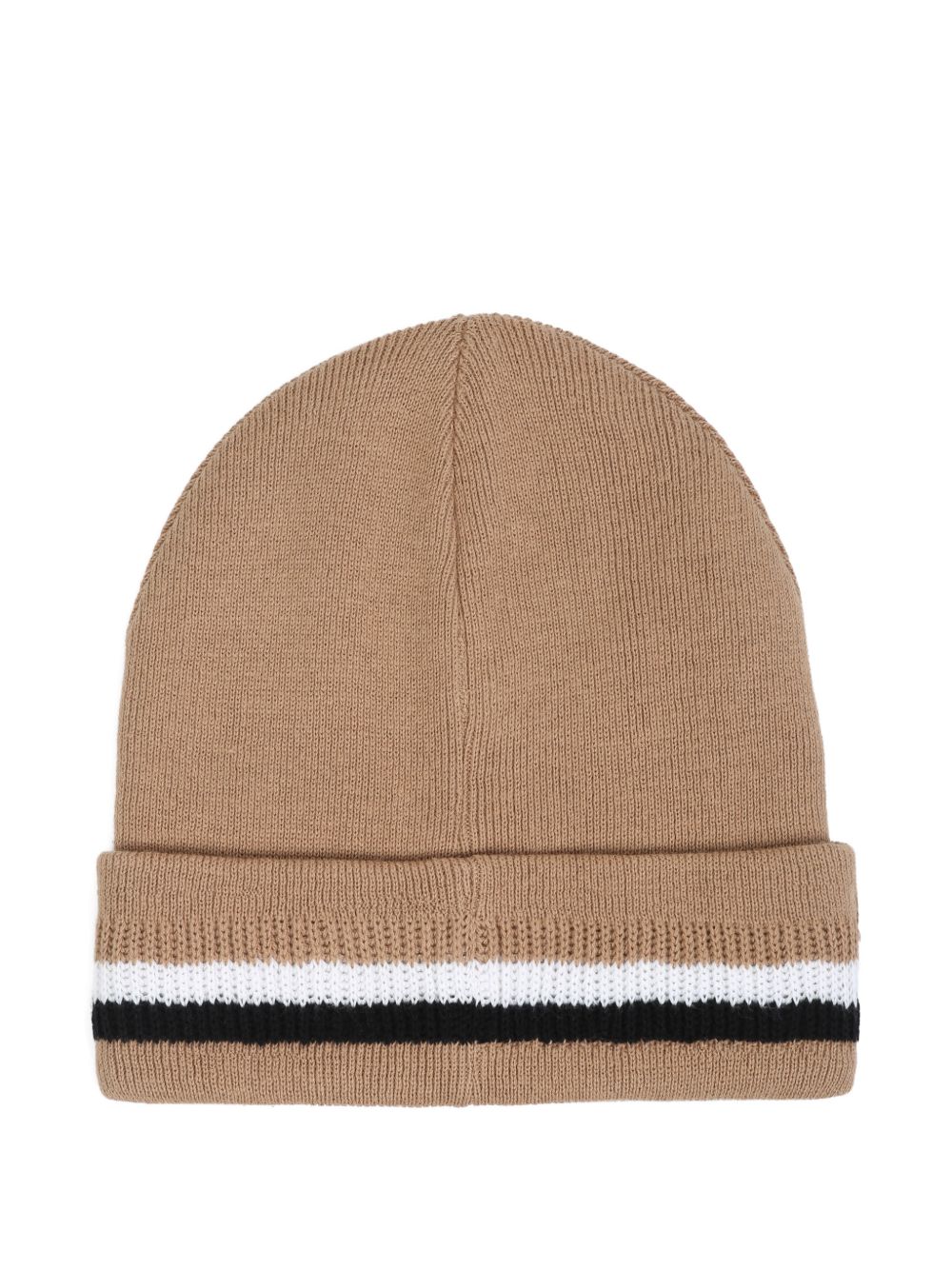 Berretto per bambino Boss Kids beige con logo ricamato J53586 269 BOSS KIDS