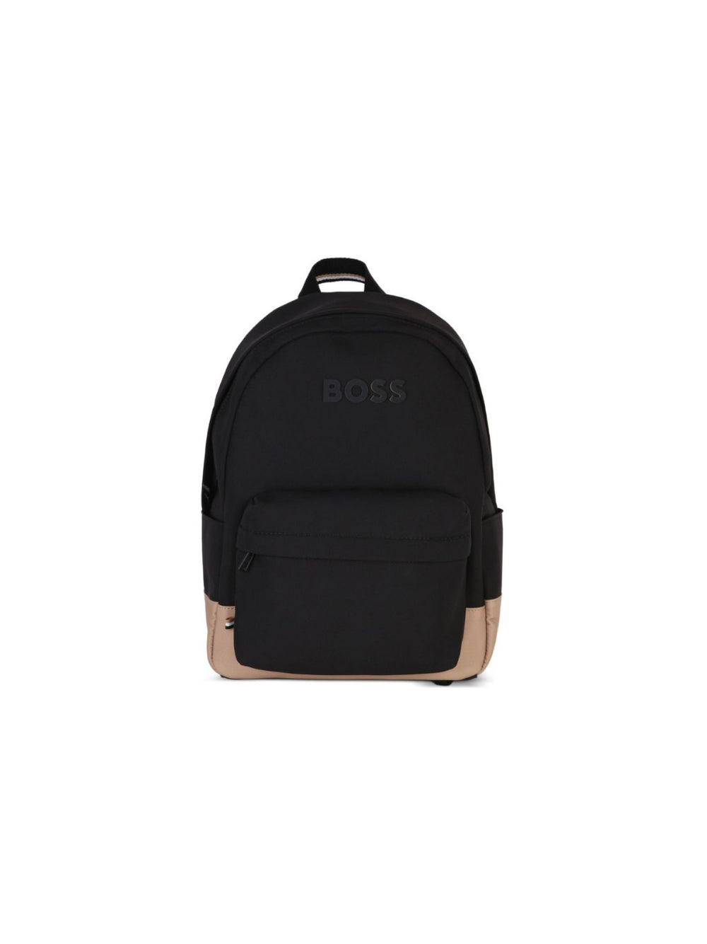 Zaino per bambino Boss Kids nero con placca con logo sul davanti J53598 09B BOSS KIDS