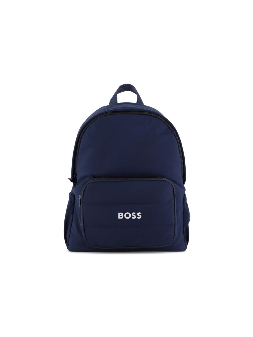 Zaino per bambino Boss Kids blu con stampa con logo sul davanti J53599 849 BOSS KIDS