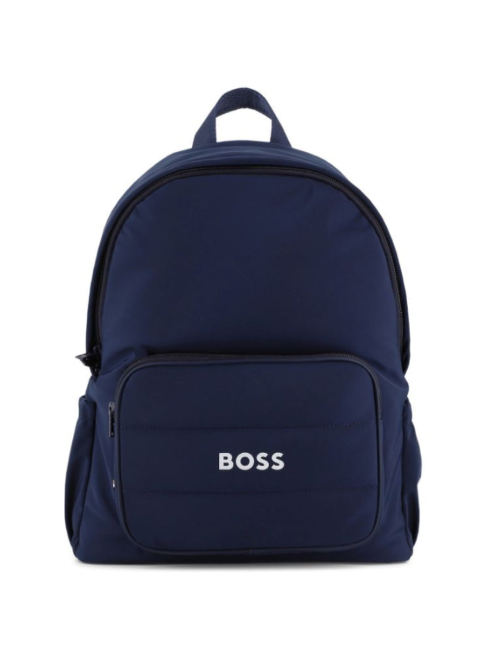 Zaino per bambino Boss Kids blu con stampa con logo sul davanti J53599 849 BOSS KIDS