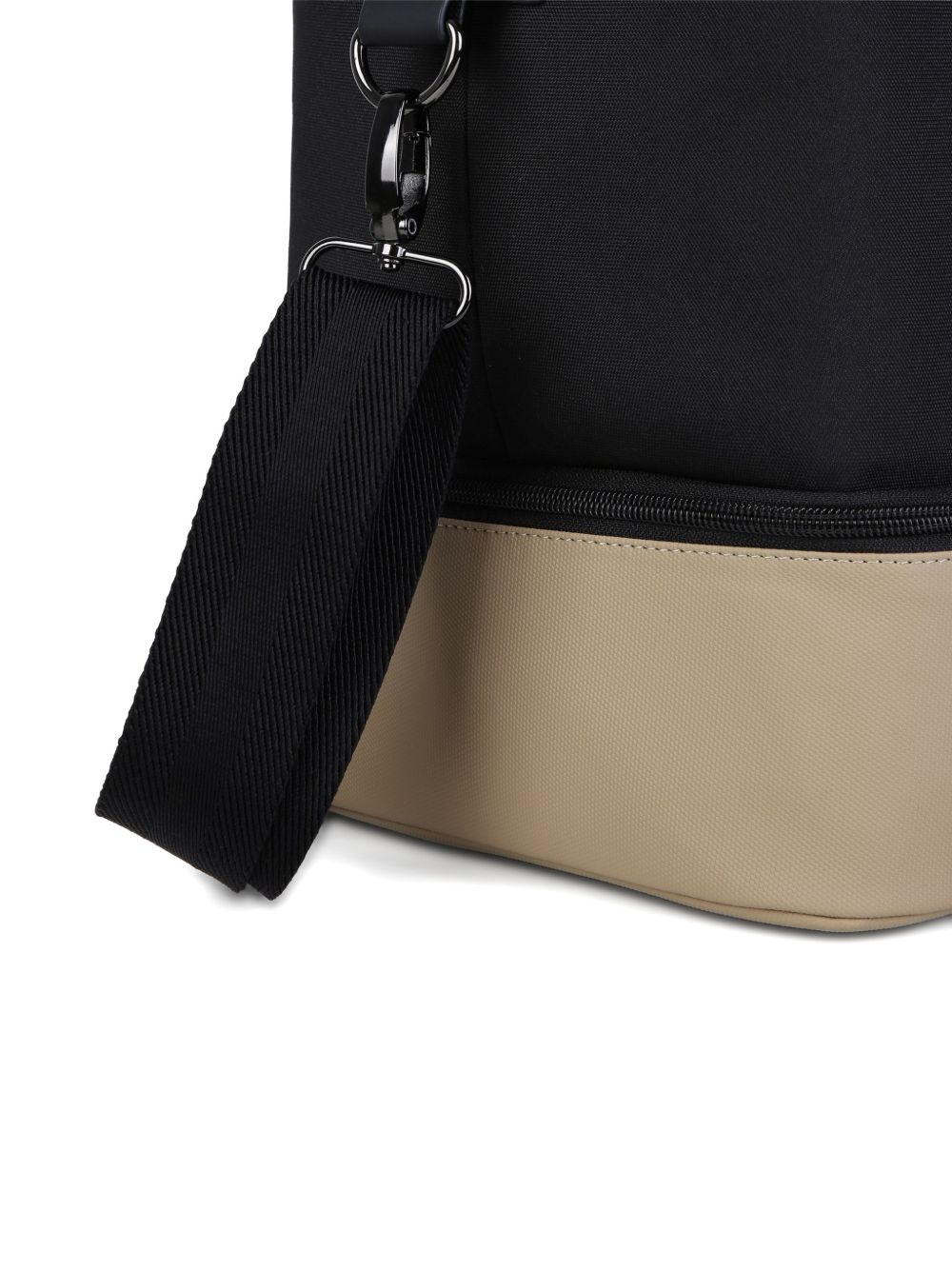 Borsa fasciatoio per neonato Boss Kids nera con design a inserti J53608 09B BOSS KIDS