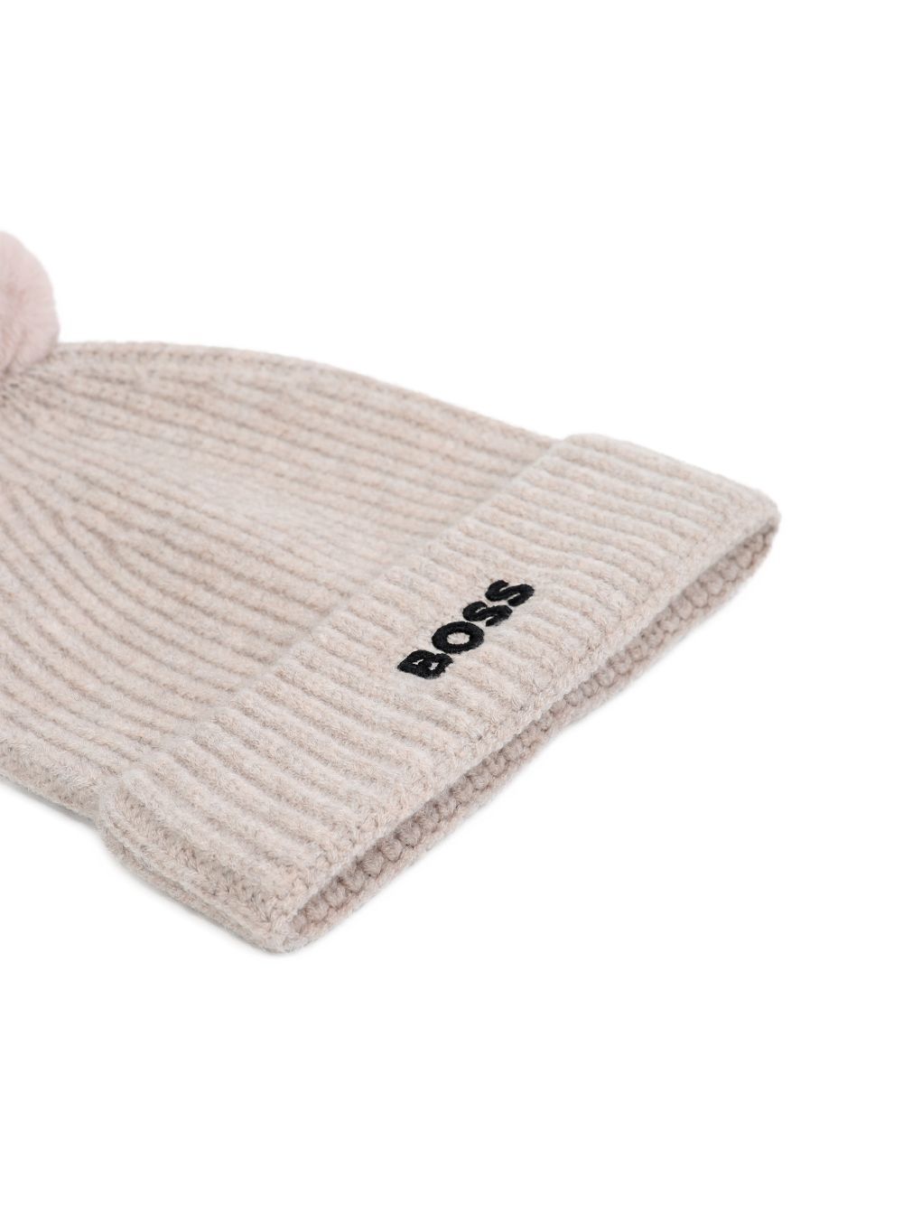 Cappello per bambino Boss Kids beige con pompon J53625 B51 BOSS KIDS