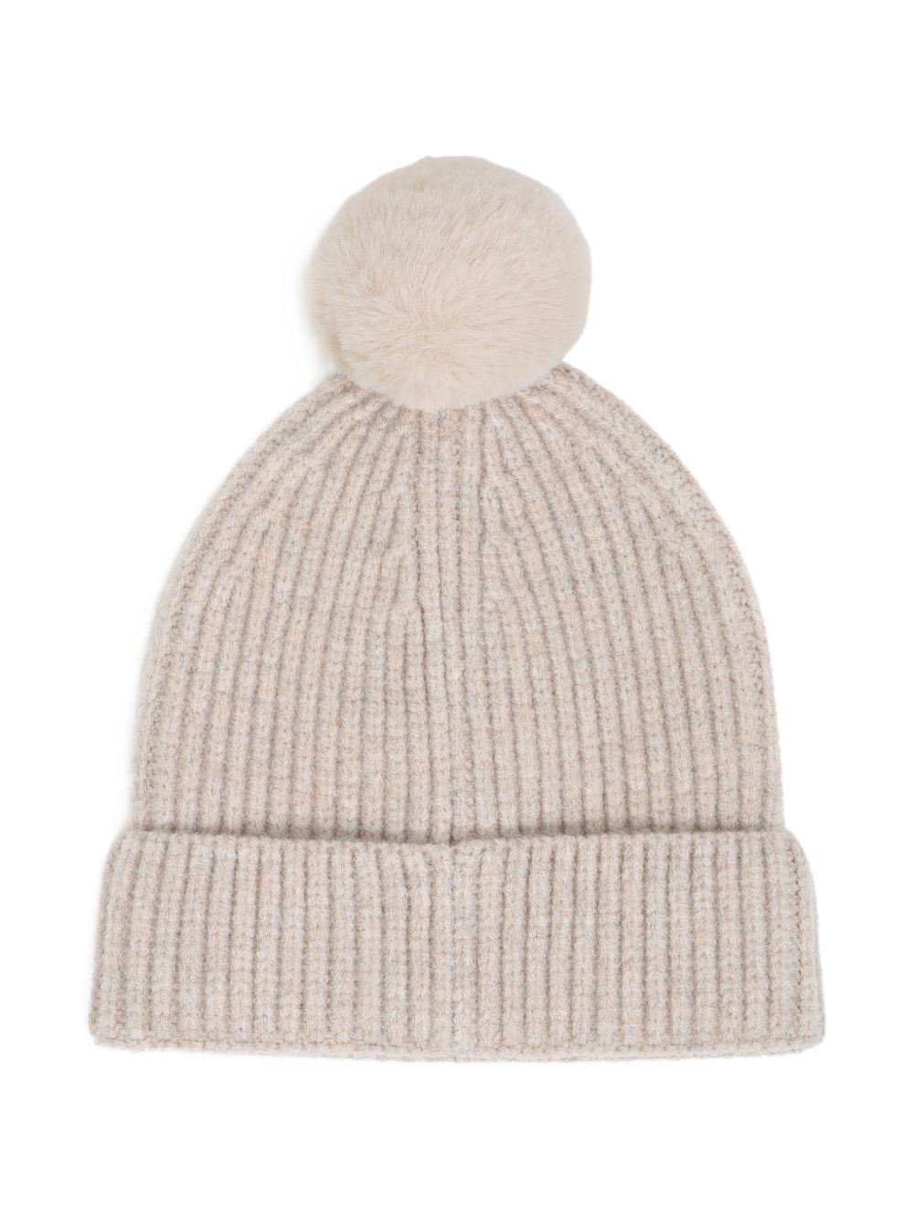 Cappello per bambino Boss Kids beige con pompon J53625 B51 BOSS KIDS