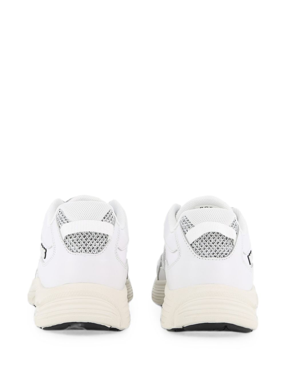 Sneaker per bambino Boss Kids bianche con inserti in rete J53642 10P BOSS KIDS