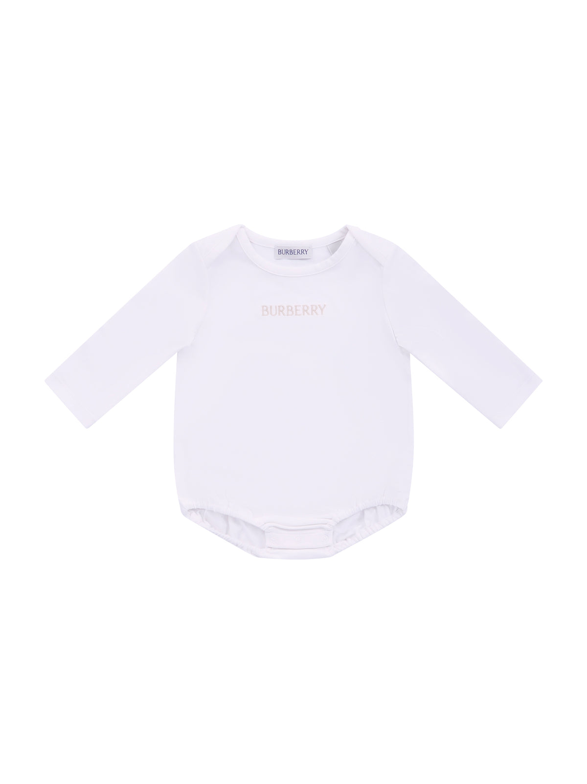 Set tre pezzi per neonato Burberry Kids beige con caratteristico motivo Vintage Check 8117965 B9368 BURBERRY KIDS