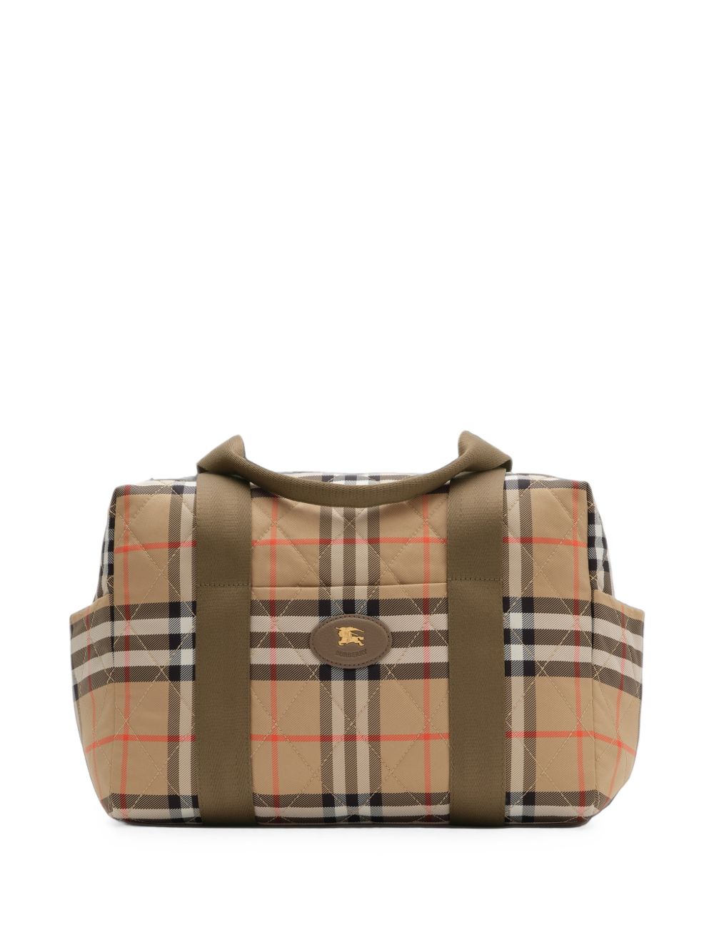 Borsa fasciatoio per neonati Burberry Kids beige con motivo Vintage Check 8126016 B9368 BURBERRY KIDS