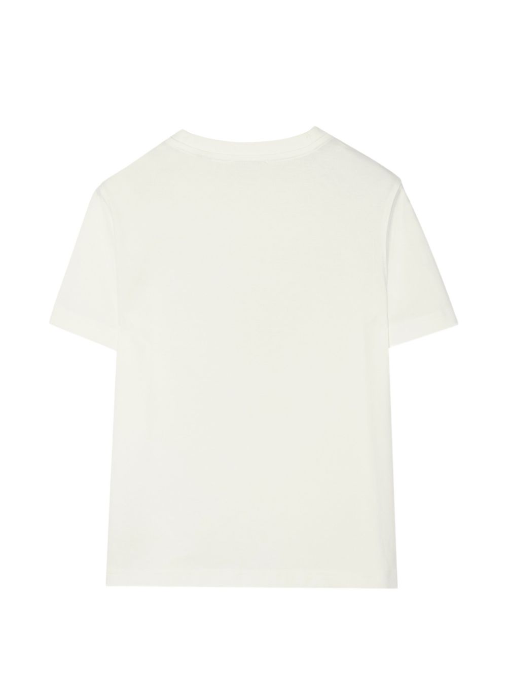 T-shirt per bambini Burberry Kids bianca con stampa logo sul davanti 8126308 A2014 BURBERRY KIDS