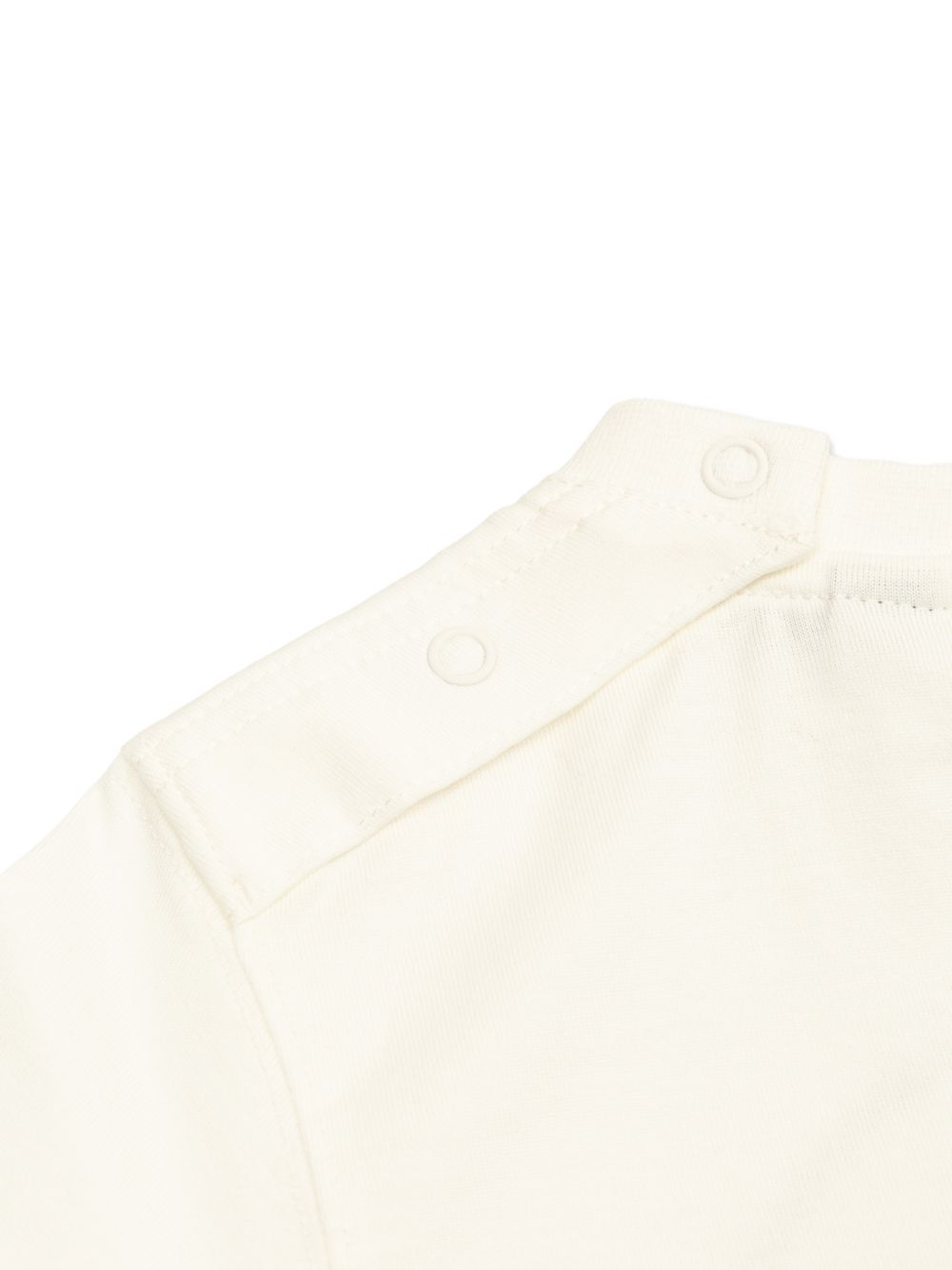 T-shirt per neonati Burberry Kids bianca con motivo Equestrian Knight 8129772 A2014 BURBERRY KIDS