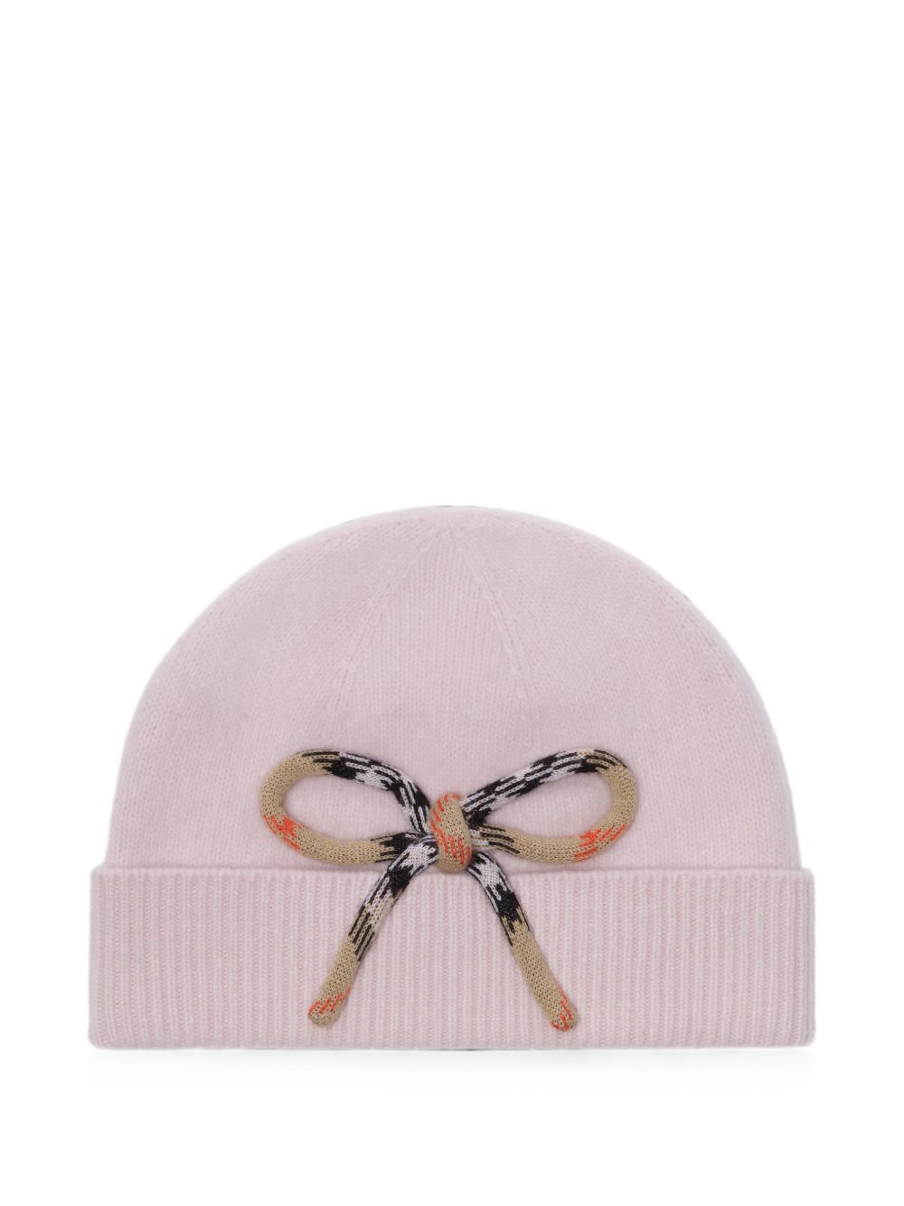 Cappello per bambina Burberry Kids rosa con dettaglio con fiocco Check 8131196 C2989 BURBERRY KIDS