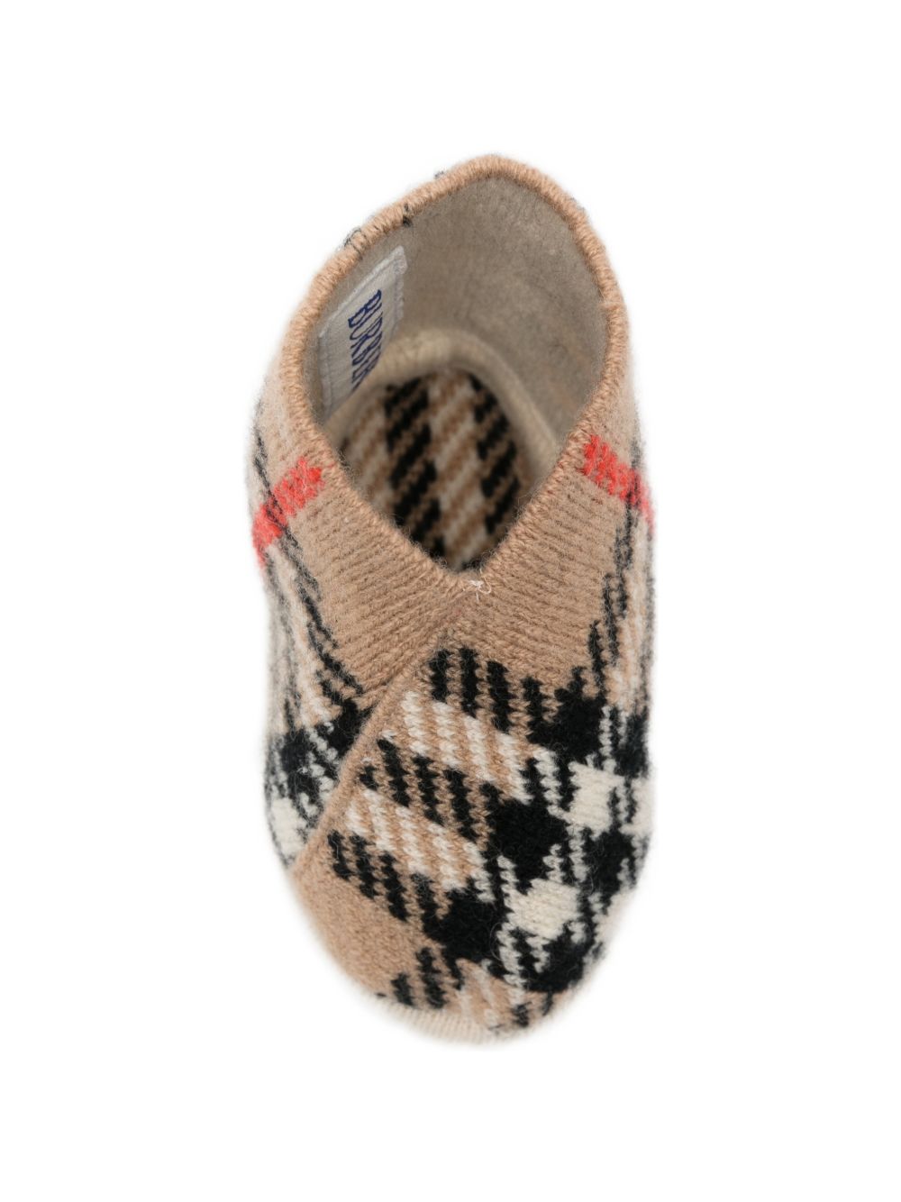 Calzini per neonati Burberry Kids beige con motivo Vintage Check 8131324 B9368 BURBERRY KIDS