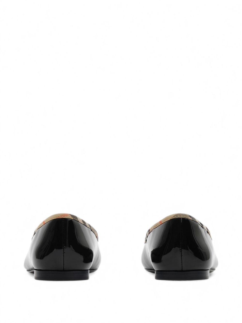 Ballerine per bambina Burberry Kids nere con finitura lucida 8133495 A1189 BURBERRY KIDS