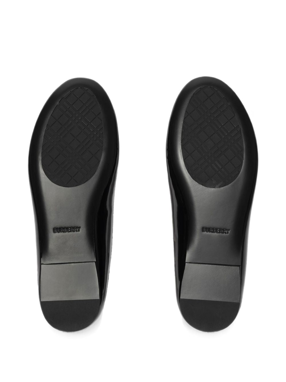 Ballerine per bambina Burberry Kids nere con finitura lucida 8133495 A1189 BURBERRY KIDS