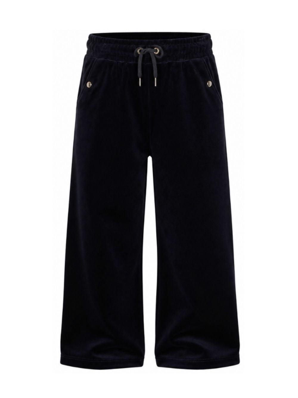Pantaloni sportivi per bambina Chloé Kids blu in velluto C21263 859 CHLOE' KIDS