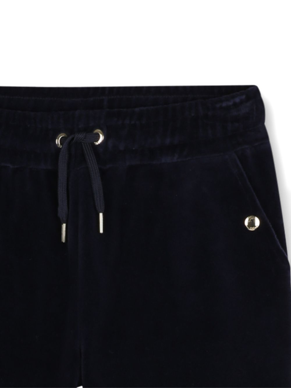 Pantaloni sportivi per bambina Chloé Kids blu in velluto C21263 859 CHLOE' KIDS