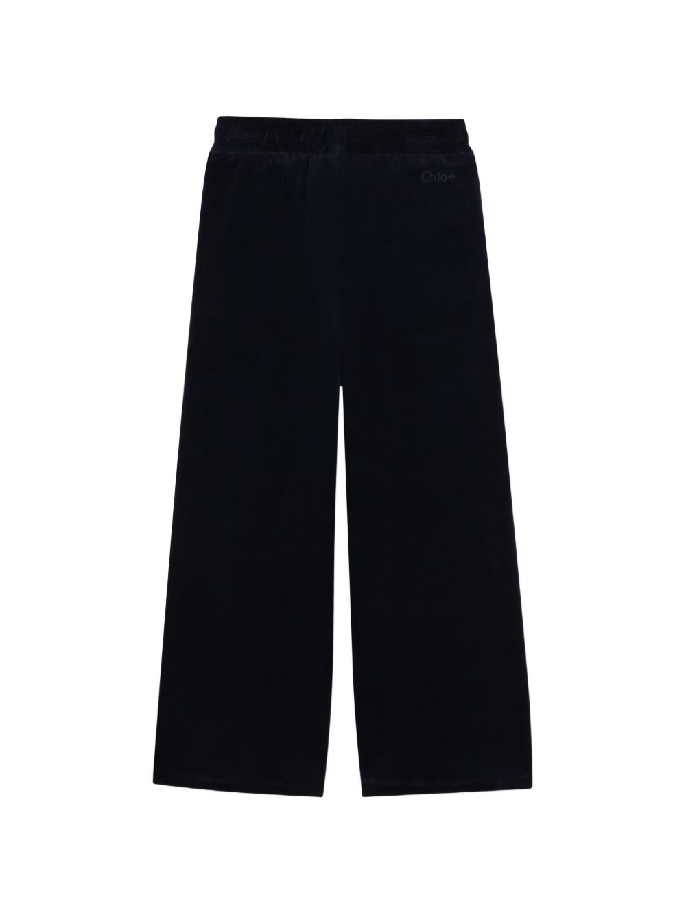 Pantaloni sportivi per bambina Chloé Kids blu in velluto C21263 859 CHLOE' KIDS