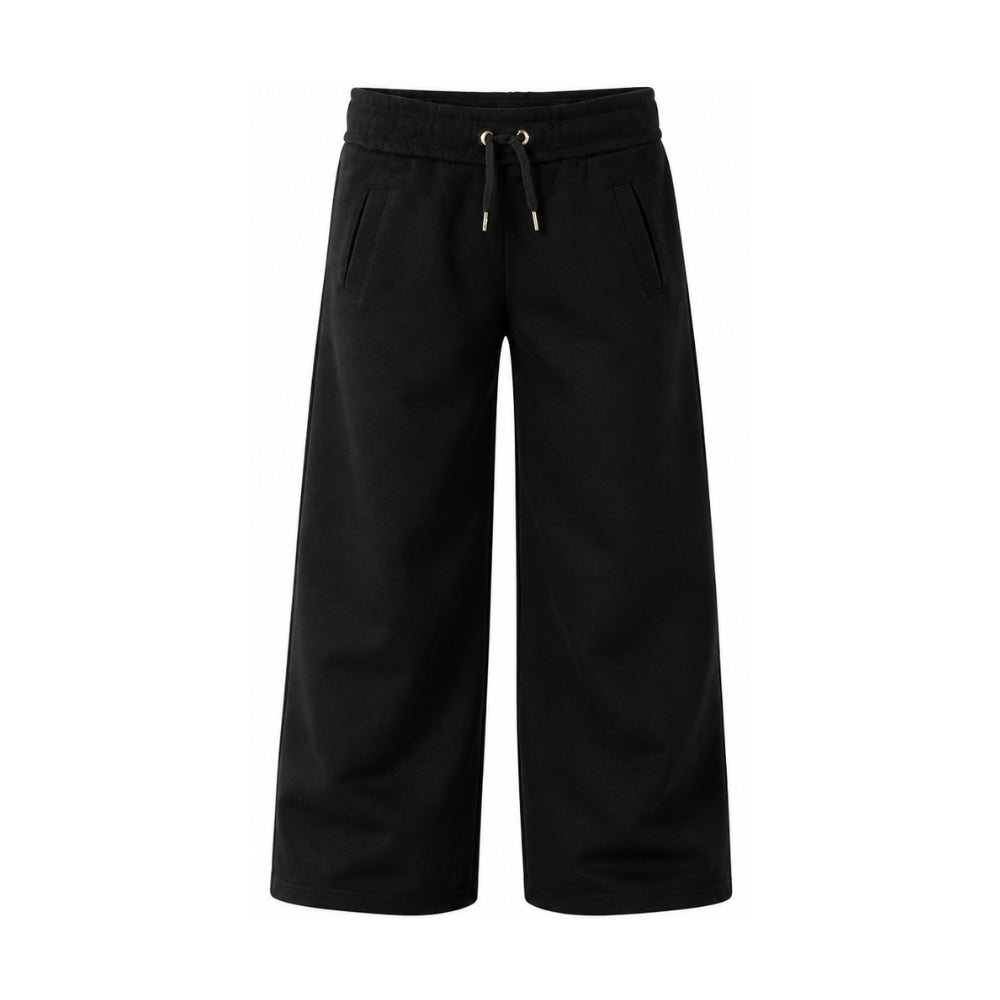 Pantaloni sportivi per bambina Chloé Kids neri con chiusura con coulisse C21265 09B CHLOE' KIDS