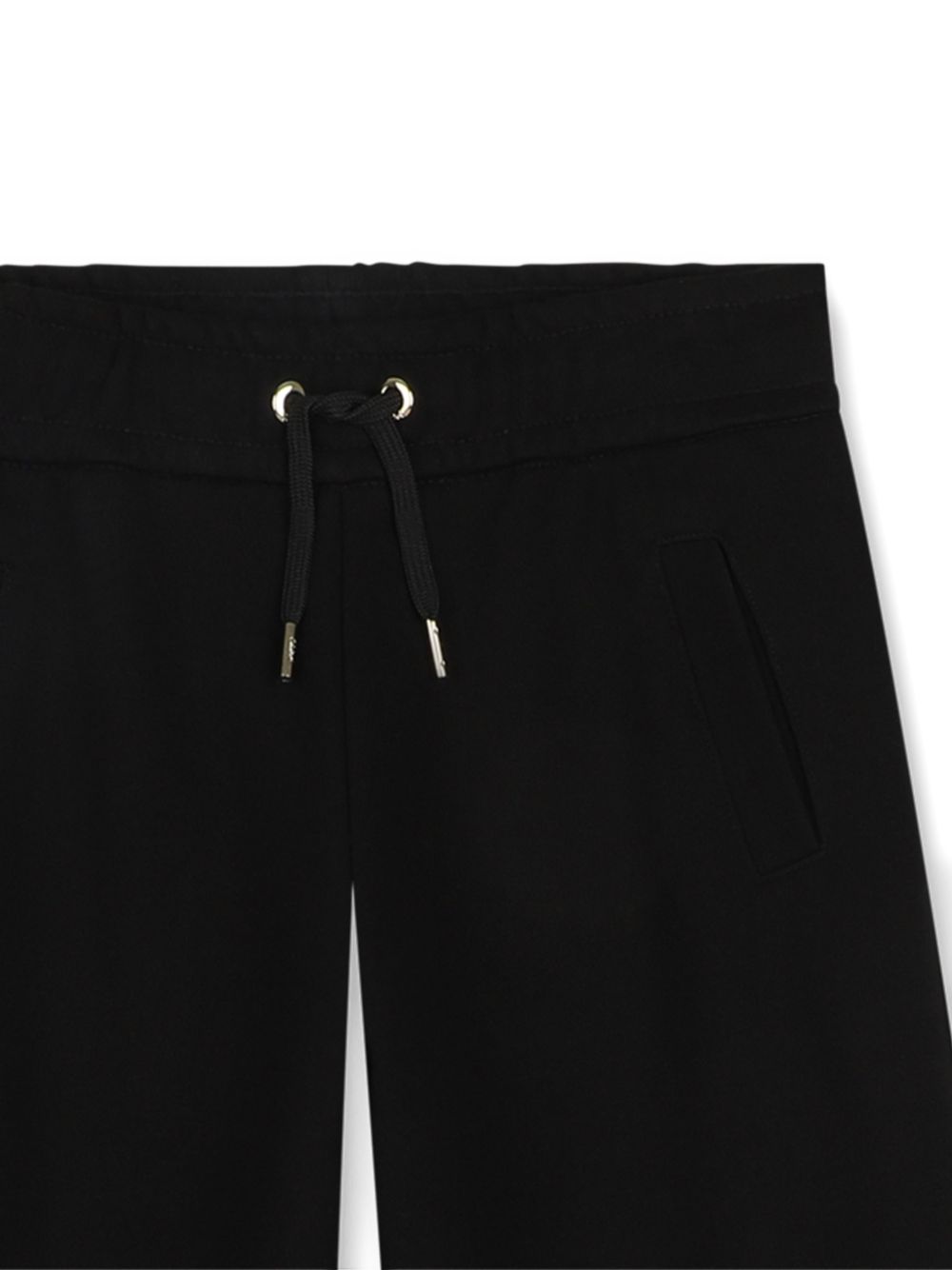 Pantaloni sportivi per bambina Chloé Kids neri con chiusura con coulisse C21265 09B CHLOE' KIDS