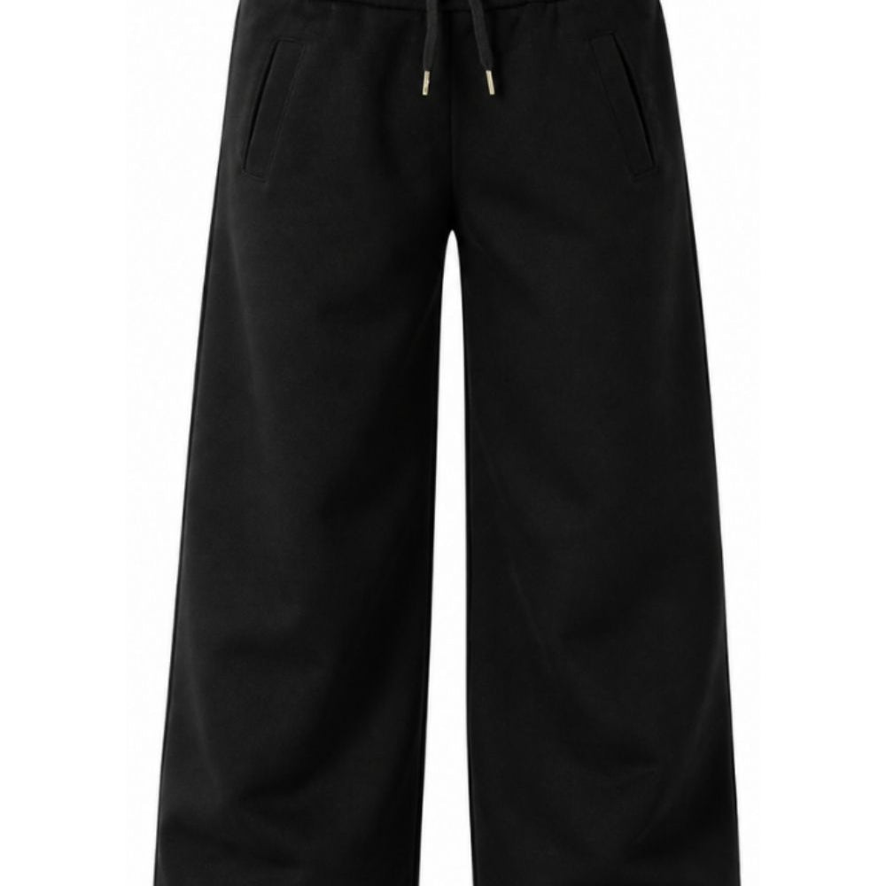 Pantaloni sportivi per bambina Chloé Kids neri con chiusura con coulisse C21265 09B CHLOE' KIDS