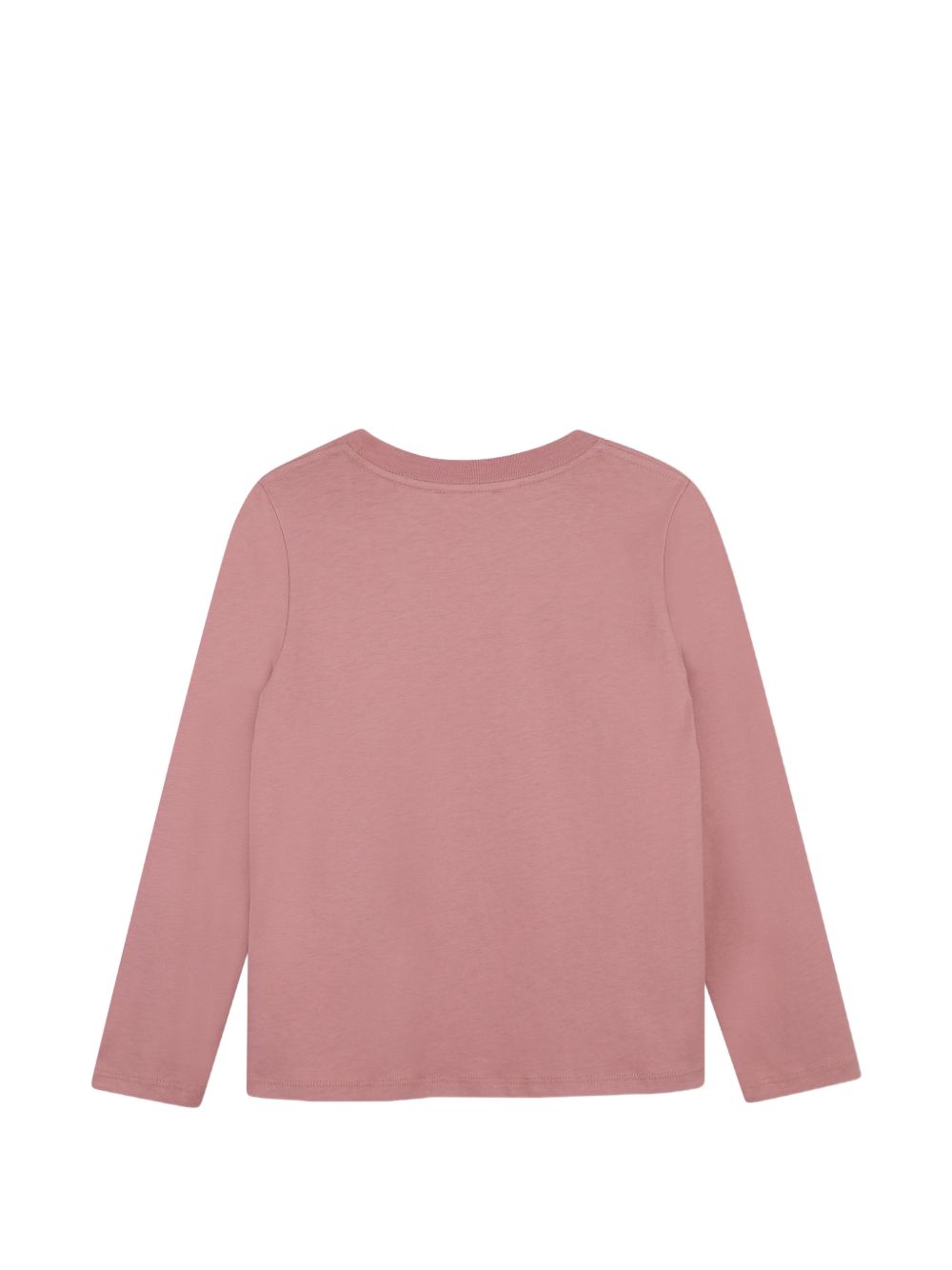 T-shirt per bambina Chloé Kids rosa con logo sul davanti C21299 48W CHLOE' KIDS