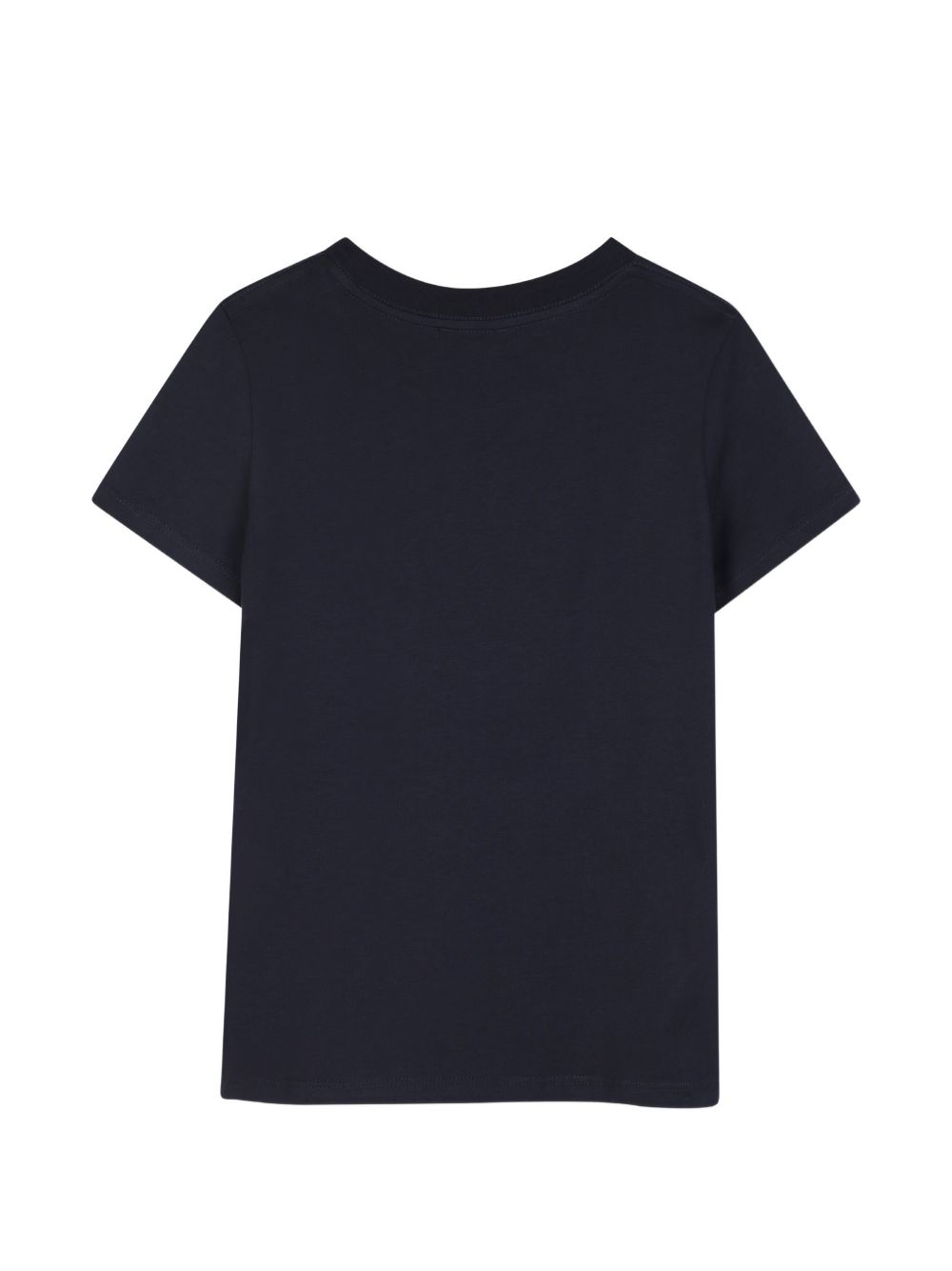 T-shirt per bambina Chloè Kids blu con stampa logo sul davanti C21301 859 CHLOE' KIDS