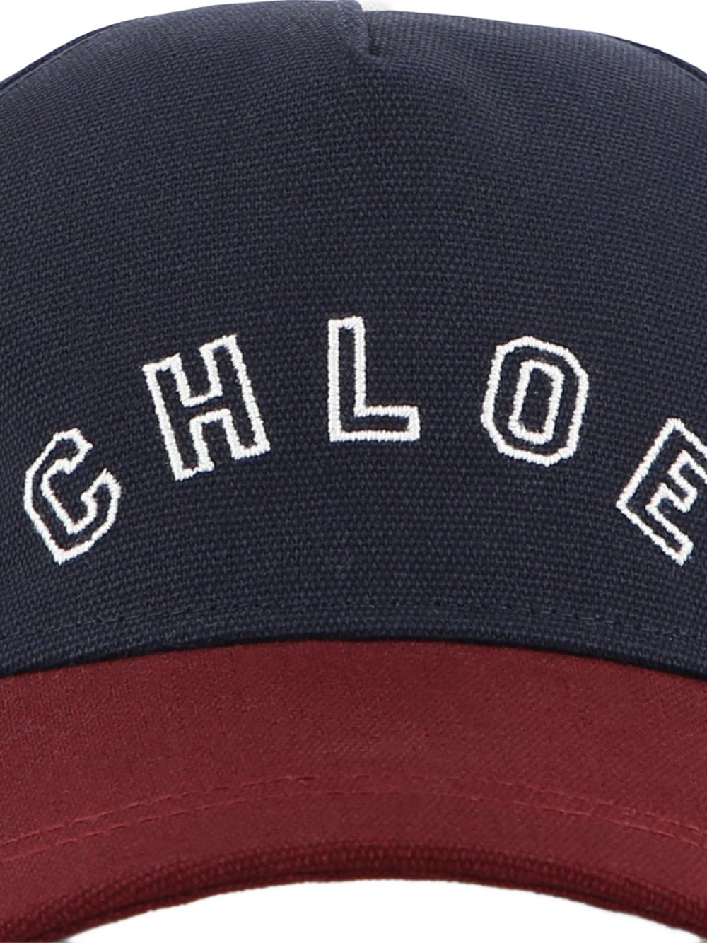 Cappello per bambina Chloé Kids blu con logo sul davanti C21310 859 CHLOE' KIDS
