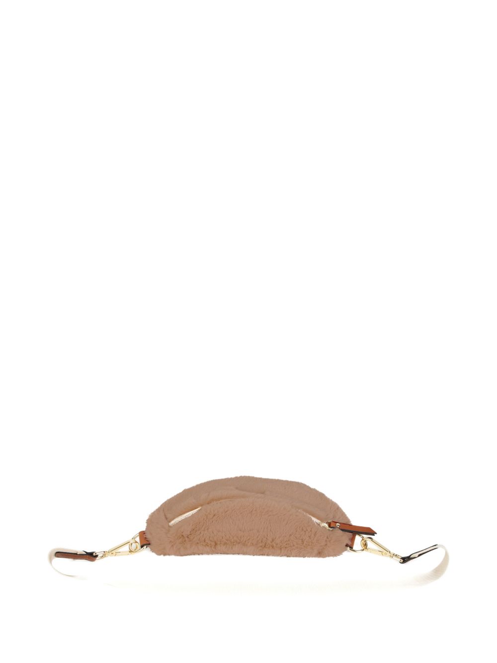 Marsupio per bambina Chloé Kids beige con texture in shearling C21324 31F CHLOE' KIDS