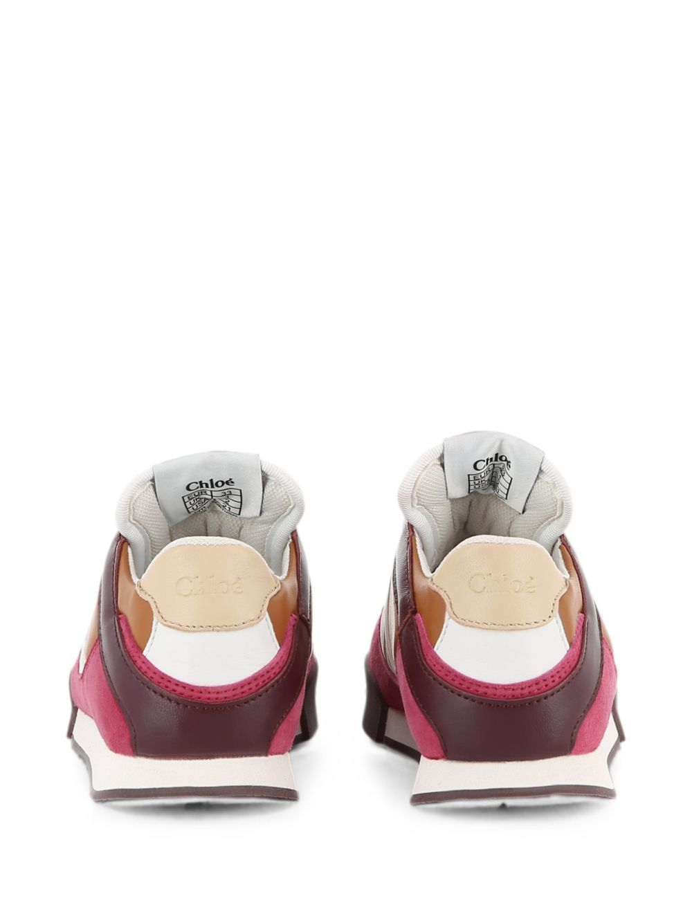 Sneakers per bambina Chloé Kids multicolore con inserti in pelle C21329 48S CHLOE' KIDS
